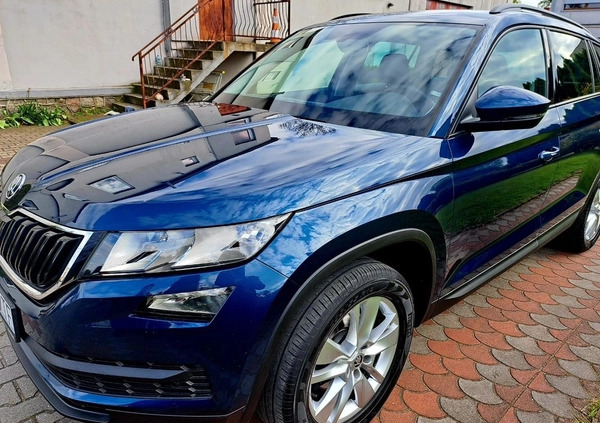 Skoda Kodiaq cena 121900 przebieg: 93200, rok produkcji 2019 z Swarzędz małe 92